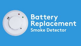 How to Change the Battery in your Smoke Detector  ADT [upl. by Cinimod122]