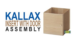 KALLAX Insert with door white assembly [upl. by Anol129]