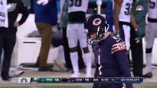 Cody Parkey “Double Doinks” 43 Yard Game Winning Field Goal [upl. by Adnawyt467]