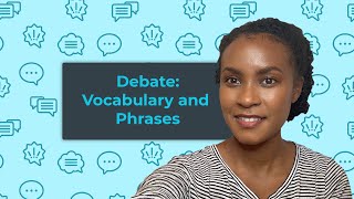 How to debate in English Vocabulary and Phrases [upl. by Chuah]