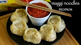 maggi noodle momos recipe  veg noodles momos recipe  veg momos recipe [upl. by Dnalyk]