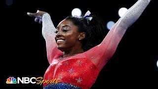 Simone Biles dominates for recordbreaking 21st gold in Team USAs victory  NBC Sports [upl. by Letsyrc]