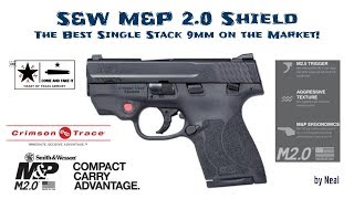 MampP Shield 20 Crimson Trace  Is the Shield 20 the Perfect CCW [upl. by Atterys]