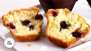 How to Make LOADED Blueberry Streusel Muffins [upl. by Hill]