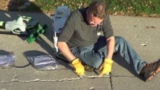 Concrete Driveway Crack Repair  Concrete Crack Sealant [upl. by Leumek]