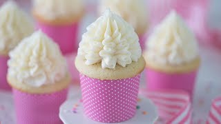 How to Make the BEST Vanilla Cupcakes [upl. by Yllop]