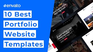 10 Best Portfolio Website Templates 2021 [upl. by Notlrak]