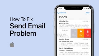 Unable to Send Email iPhone  iPad FIX [upl. by Ame820]