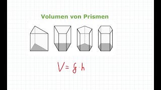 Prismen  Volumen vom Prisma berechnen  Mathe einfach erklärt [upl. by Ayres880]