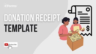 Donation Receipt Template EXPLAINED [upl. by Suisyola883]