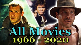 Harrison Ford  All Movies 1966  2020 [upl. by Tutt]