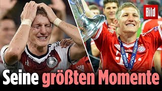 Die größten Momente von Bastian Schweinsteiger Weltmeister beendet Karriere als Fußballer [upl. by Mclaughlin]