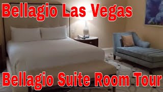 Bellagio Las Vegas Bellagio Suite Walk Through Room Tour [upl. by Hamilah]