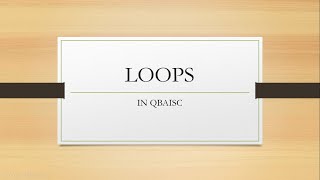 Loops in QBasic  QBasic Programming CodeMania [upl. by Sedgewick526]