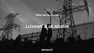 Take Me To Church  Hozier  LETRA ESPAÑOL  INGLÉS [upl. by Ellierim]