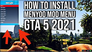 HOW TO INSTALL MENYOO FOR GTA 5 2021  Installing Menyoo Mod Menu in GTA 5  EASY PC MOD [upl. by Anuahsed534]