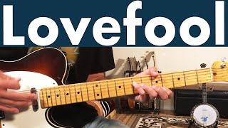 How To Play Lovefool On Guitar  Cardigans Guitar Lesson  Tutorial [upl. by Nosauq]