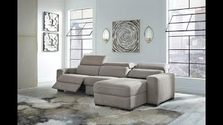 Mabton 3pc Dual Power Reclining Sectional by Ashley 770  SpeedyFurniturecom [upl. by Ciri]