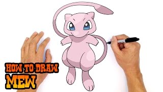 How to Draw Pokemon  Mew [upl. by Barbour]