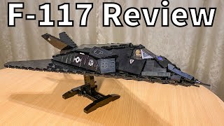 Brickmania F117 Nighthawk Stealth Attack Aircraft Full Review [upl. by Renmus502]