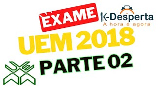 Exame de Física UEM 2018  PARTE 02 [upl. by Alan]