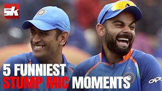 TOP 5 Most Funniest amp Savage Sledging Caught on Stump Mic  MS Dhoni  Virat Kolhi  Rishabh Pant [upl. by Lelith316]