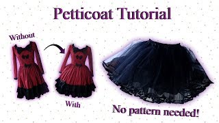 Petticoat Tutorial [upl. by Nivrem]