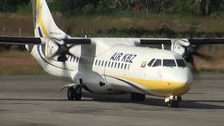 AIR KBZ  ATR72600  XYAMF  K7241 Thandwe SNW to YangonRGN [upl. by Harad]