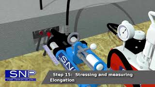 Posttensioned slab procedure [upl. by Lerrehs350]