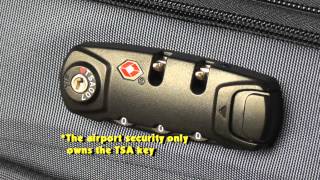 3 Steps on How to Set a TSA Combination Lock of Your Luggage [upl. by Humfried663]