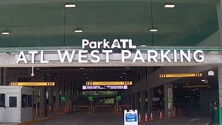 ATL West Parking Deck Atlanta Airport [upl. by Eninnaej594]