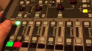 24  Behringer X32  VIDEO  160705 – Changing a Bus Send from Pre to Post Fader [upl. by Akimik]