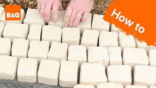 How to lay carpet stone paving [upl. by Sisson69]