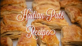 Paté Haïtian Recét Haitian patie recipe part1 [upl. by Casie]