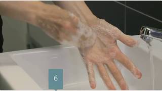 Lavage des mains selon lOMS [upl. by Ahseral]