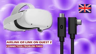 FIXED Oculus Link or Air Link not working on Quest 2 [upl. by Odidnac]