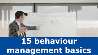 15 behaviour management basics [upl. by Lleret]