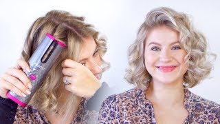 Worlds First WIRELESS AUTOMATED Curling Iron  Milabu [upl. by Gold]