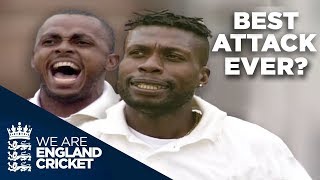 Windies 2000  Best Bowling Attack Ever  England v West Indies Lords 2000  Highlights [upl. by Flodur]