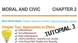 Moral and Civics Chapter 2  Part 3 [upl. by Ransell]