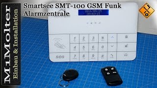 Installation Alarmzentrale  Smartsee SMT100 GSM Funk Teil 2 von M1Molter [upl. by Guenevere]