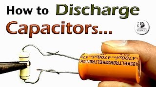 How to Discharge Capacitor safely with resistor [upl. by Erland]