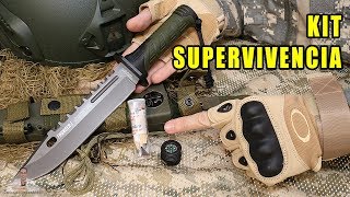 PRUEBO KIT DE SUPERVIVENCIA EN CUCHILLO TÁCTICO K25 THUNDER I [upl. by Claudia]