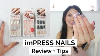 Everything You Need to Know About imPRESS Nails  Review  Tips [upl. by Yadsendew418]