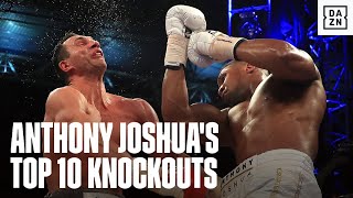 Anthony Joshuas Top 10 KOs [upl. by Vlad]