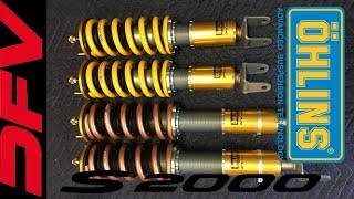 Ohlins DFV Assembly amp Preload Setup  Honda S2000 [upl. by Ahsilrae]