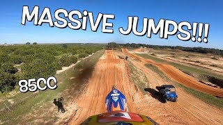 85cc WIDE OPEN at James Stewarts Dangerboy Deegan GoPro raw [upl. by Airitac818]