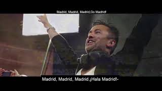 Hala Madrid y Nada Mas Real Madrid AnthemEnglishSpanish lyrics [upl. by Sachiko]