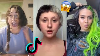 People cutting ✂dying their hair at home fails and wins  tiktok compilation😱 💇‍♀️ [upl. by Timothy]