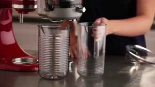 How To Set Up the Juicer amp Sauce Attachment  KitchenAid [upl. by Trainer]